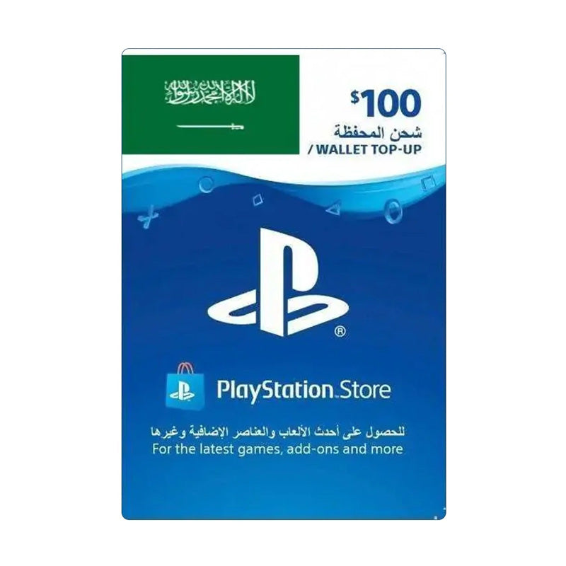 PlayStation Gift Card $100 (KSA Store) PlayStation Gift Card $100 (KSA Store)